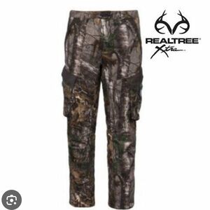 SCENT-LOK Full Season Camo Cargo Hunting Fleece Lined Pants Size: L